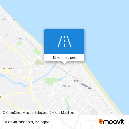 Via Carmagnola map