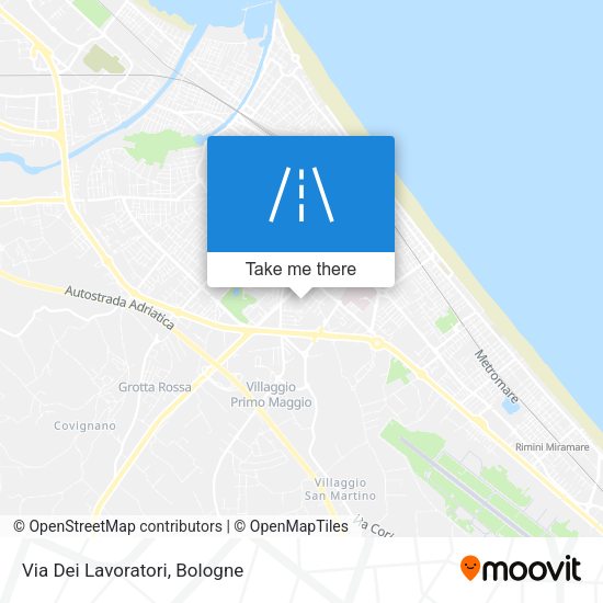 Via Dei Lavoratori map