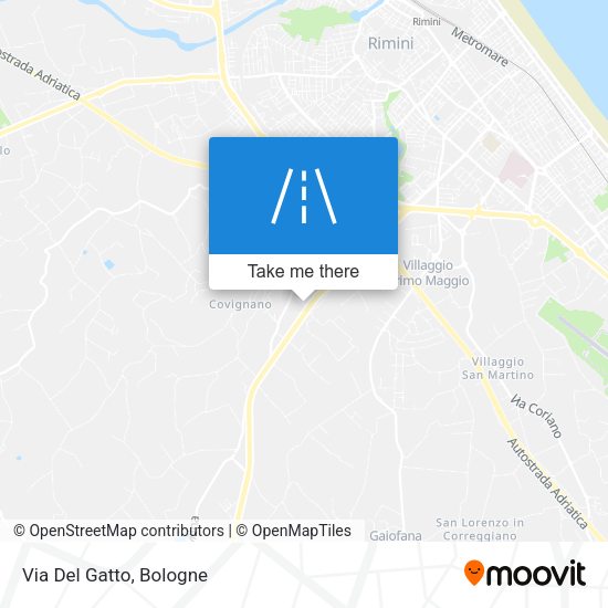 Via Del Gatto map