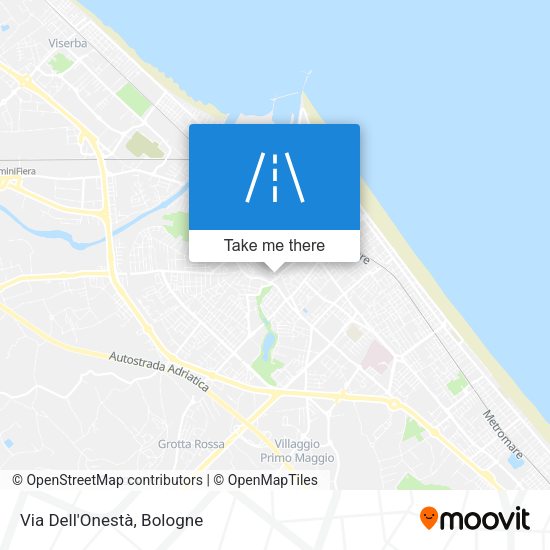 Via Dell'Onestà map