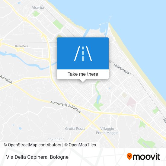 Via Della Capinera map