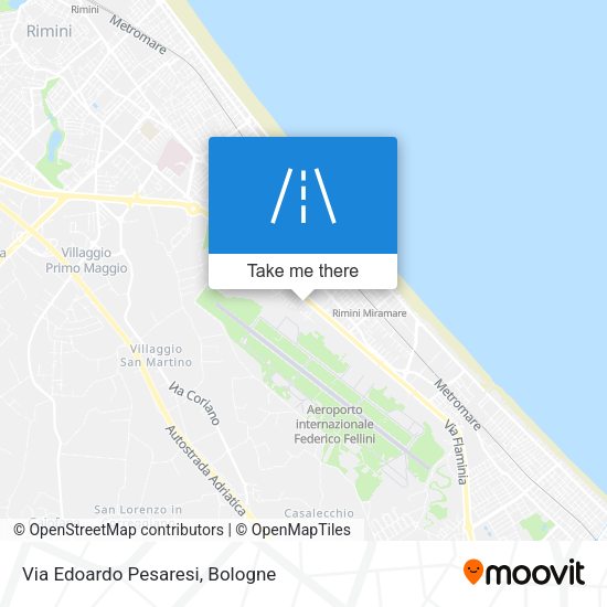 Via Edoardo Pesaresi map