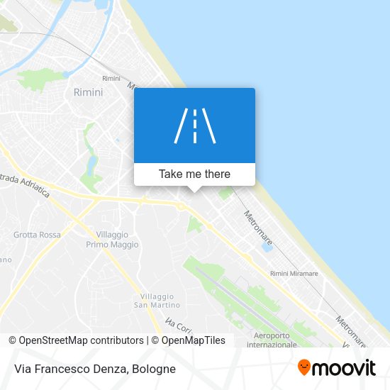 Via Francesco Denza map