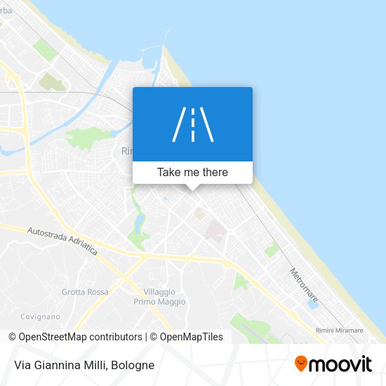 Via Giannina Milli map