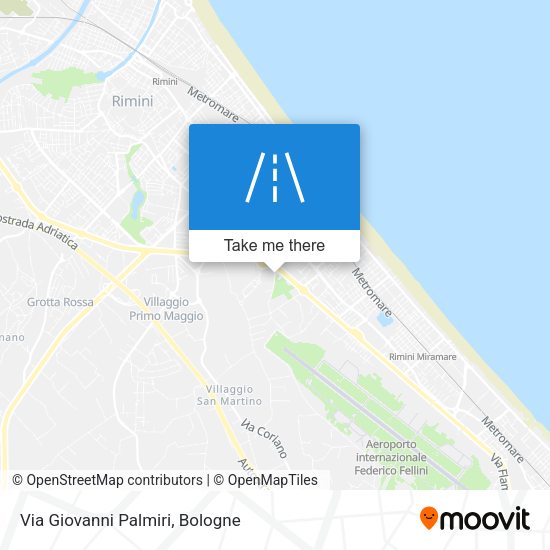 Via Giovanni Palmiri map
