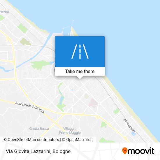 Via Giovita Lazzarini map
