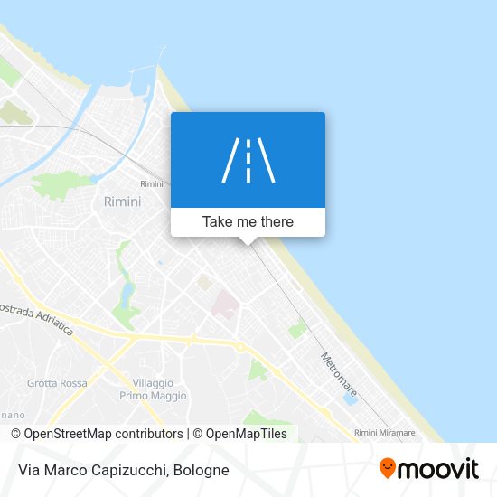 Via Marco Capizucchi map