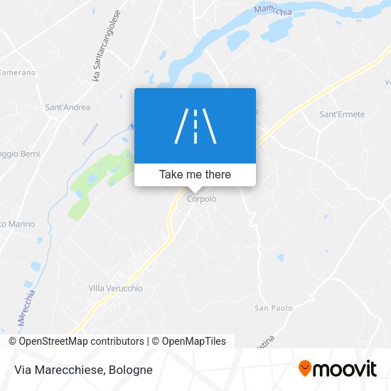 Via Marecchiese map