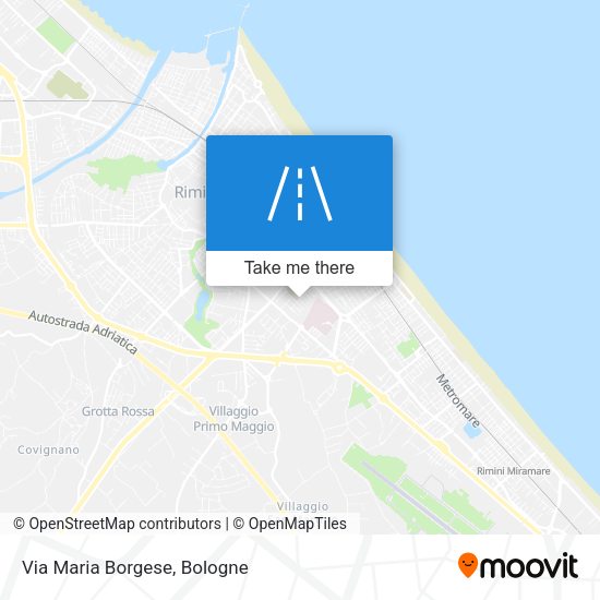 Via Maria Borgese map