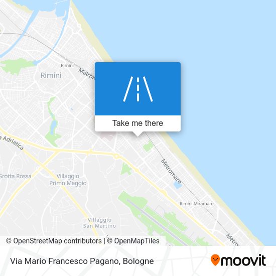 Via Mario Francesco Pagano map