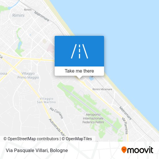Via Pasquale Villari map