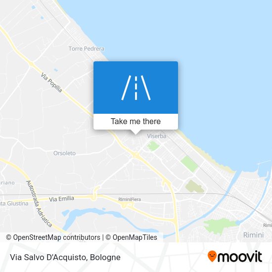 Via Salvo D'Acquisto map