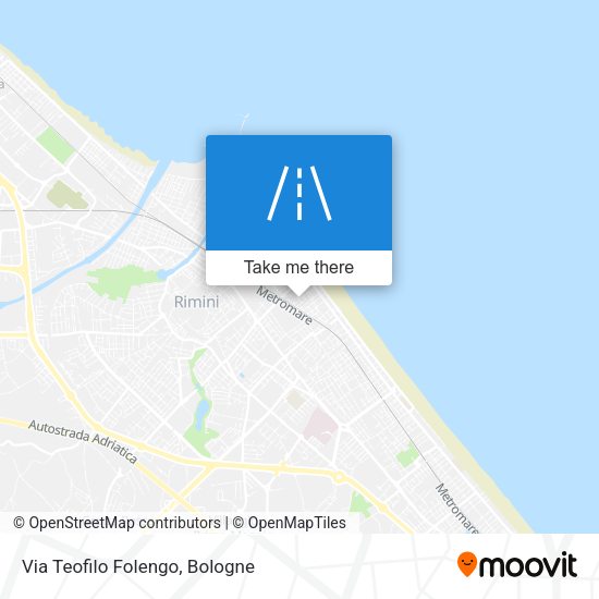 Via Teofilo Folengo map
