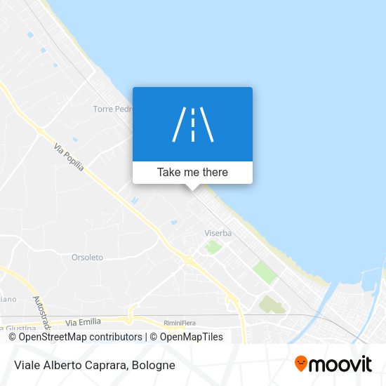 Viale Alberto Caprara map