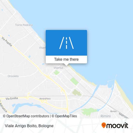 Viale Arrigo Boito map