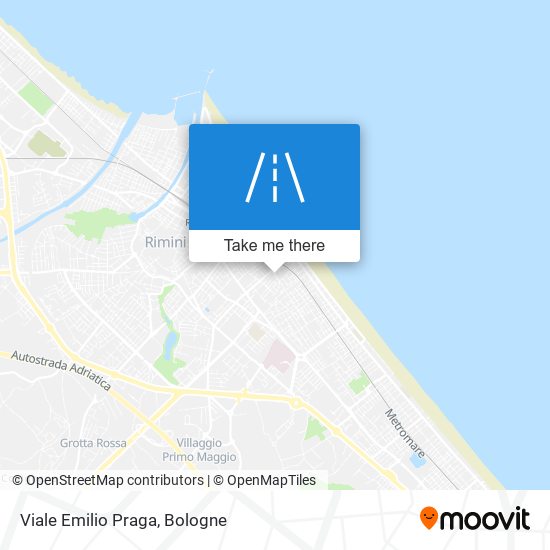 Viale Emilio Praga map