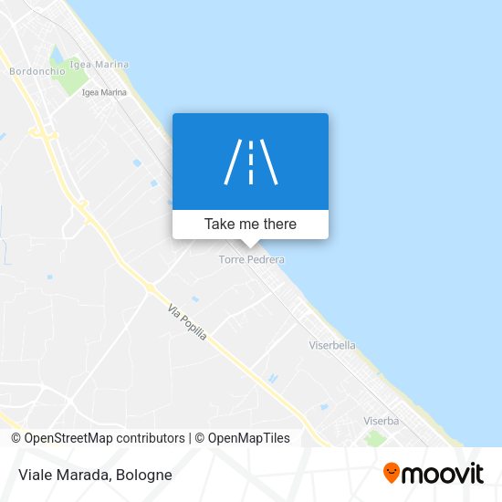 Viale Marada map