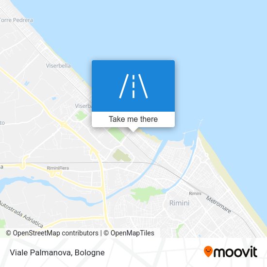 Viale Palmanova map