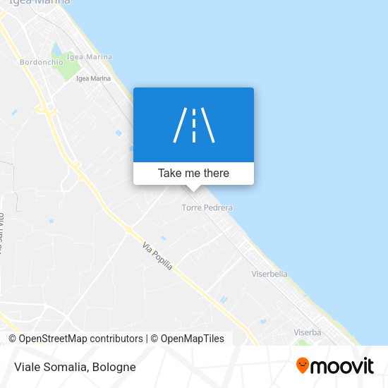 Viale Somalia map