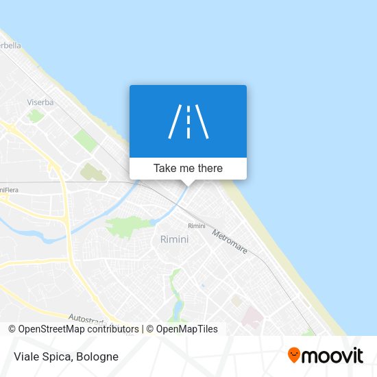 Viale Spica map