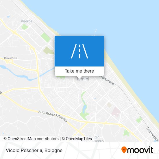 Vicolo Pescheria map