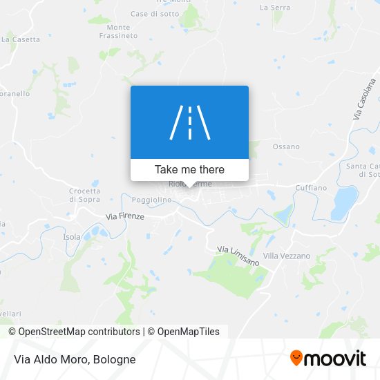 Via Aldo Moro map