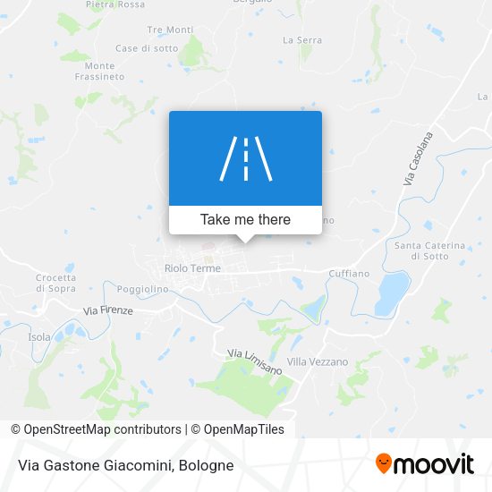 Via Gastone Giacomini map