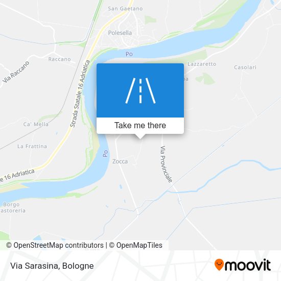 Via Sarasina map