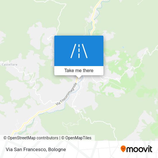Via San Francesco map