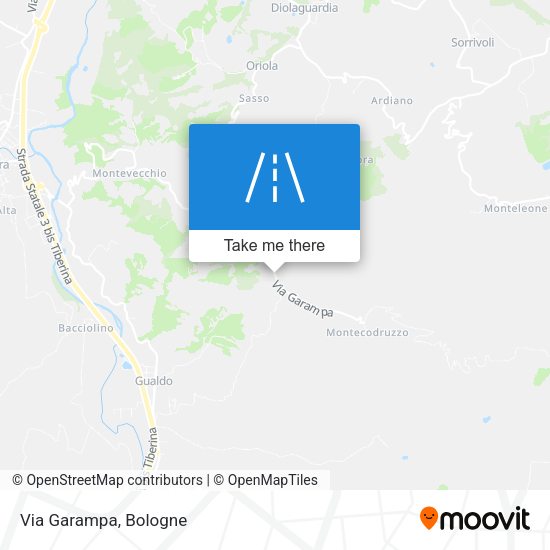 Via Garampa map