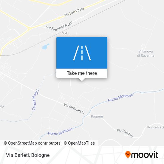 Via Barleti map