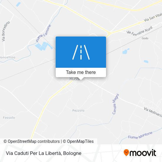 Via Caduti Per La Libertà map
