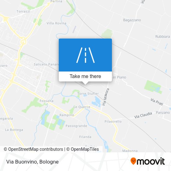 Via Buonvino map