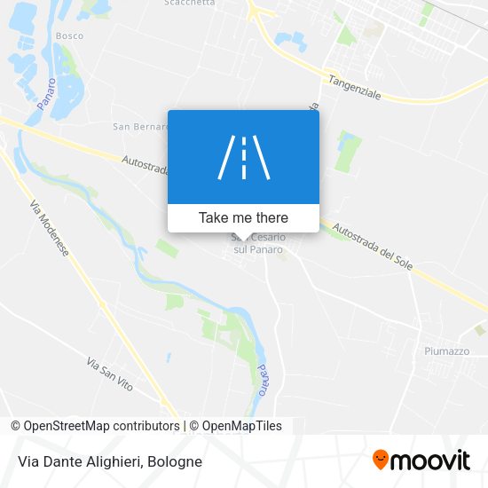Via Dante Alighieri map