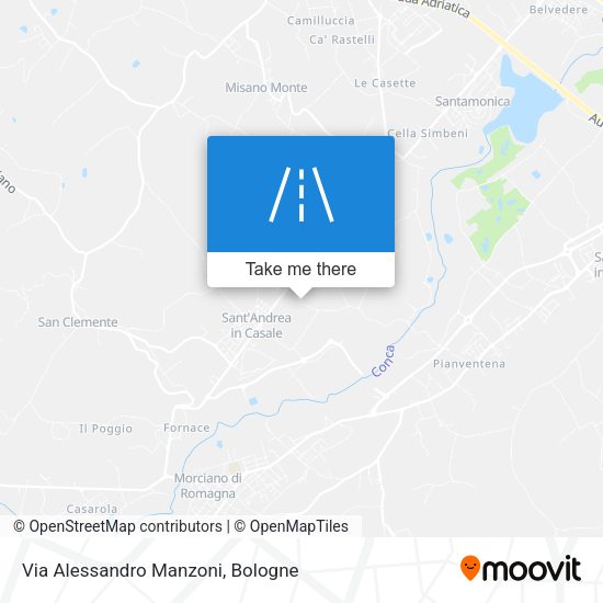 Via Alessandro Manzoni map