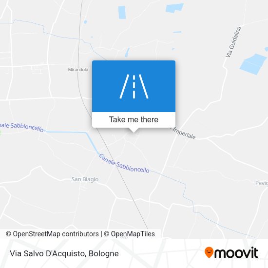 Via Salvo D'Acquisto map