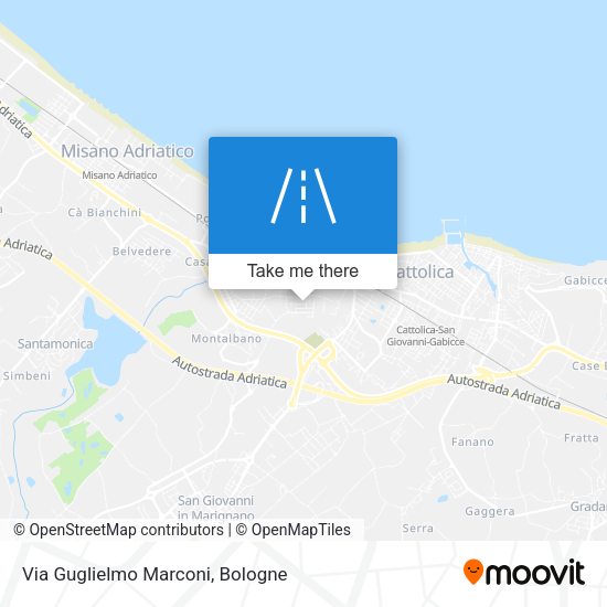 Via Guglielmo Marconi map