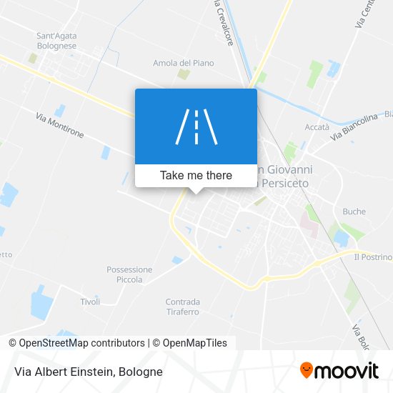 Via Albert Einstein map