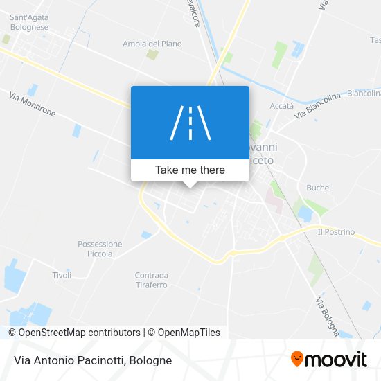 Via Antonio Pacinotti map
