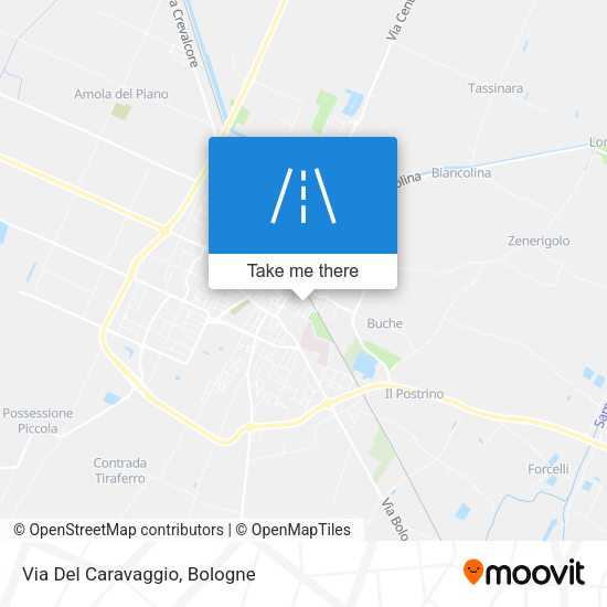 Via Del Caravaggio map