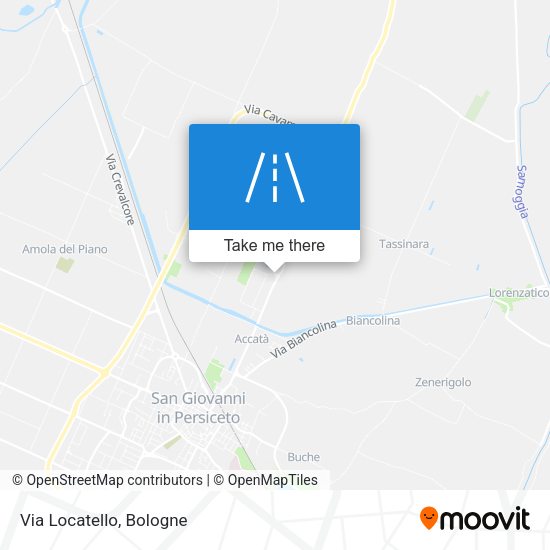 Via Locatello map