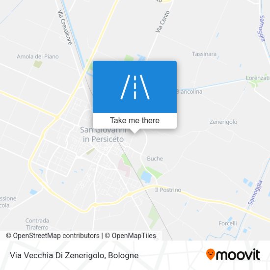 Via Vecchia Di Zenerigolo map