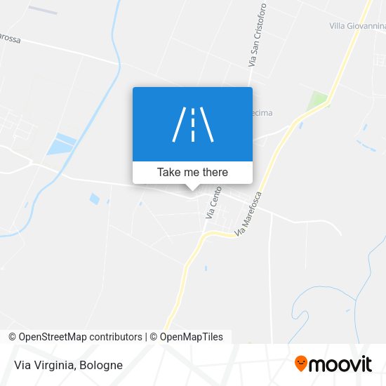 Via Virginia map