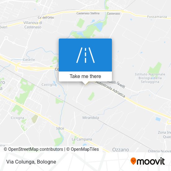 Via Colunga map