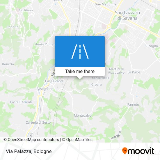 Via Palazza map