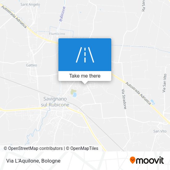 Via L'Aquilone map