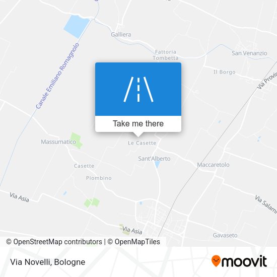 Via Novelli map