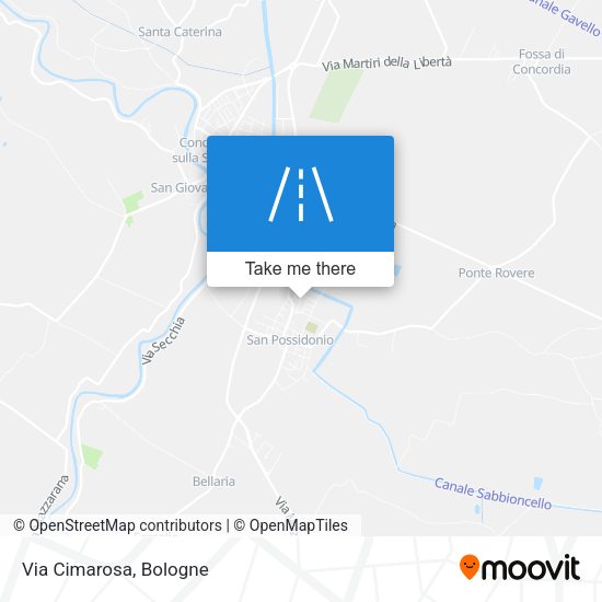 Via Cimarosa map