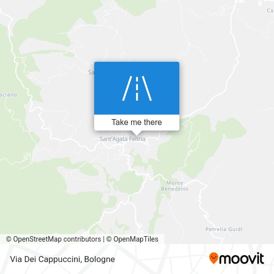 Via Dei Cappuccini map