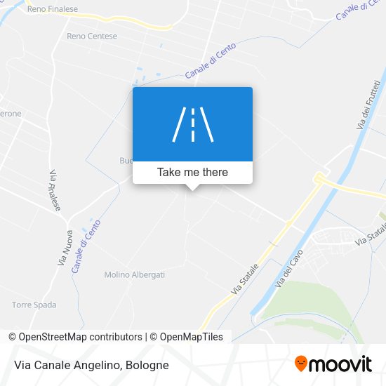 Via Canale Angelino map